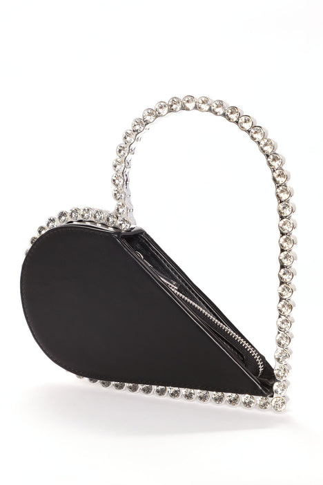 HEART CRYSTAL ABSTRACT HANDBAG