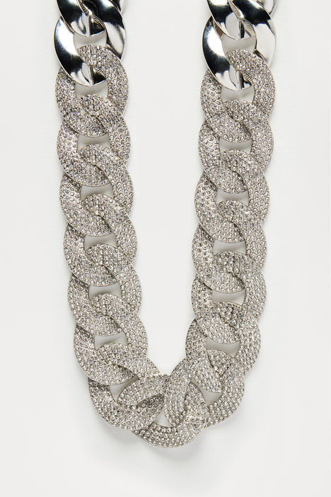 CUBAN RHINESTONE NECKLACE