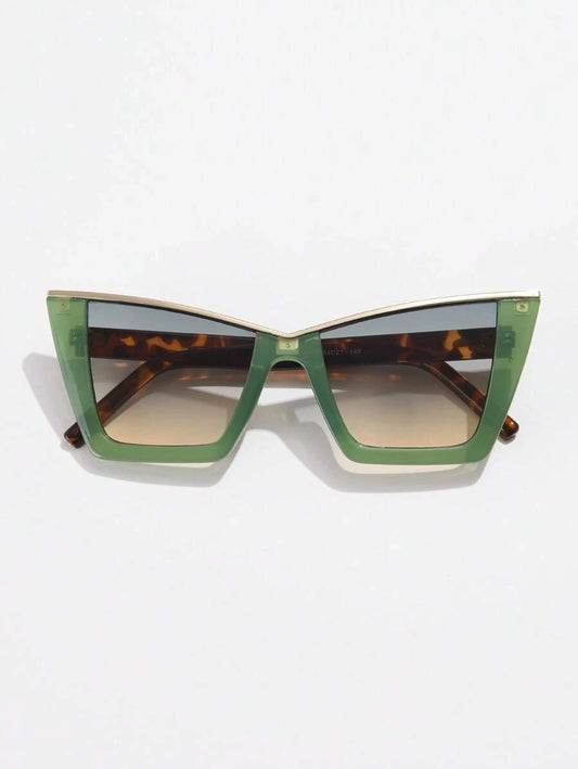 BOHO CAT EYE GREEN FRAMES