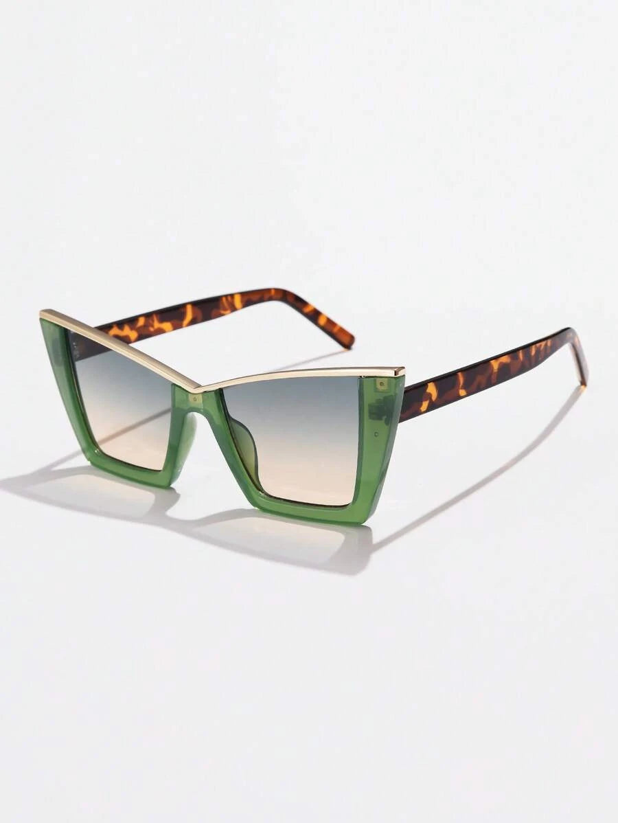 BOHO CAT EYE GREEN FRAMES