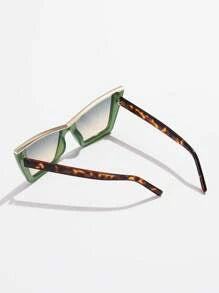 BOHO CAT EYE GREEN FRAMES